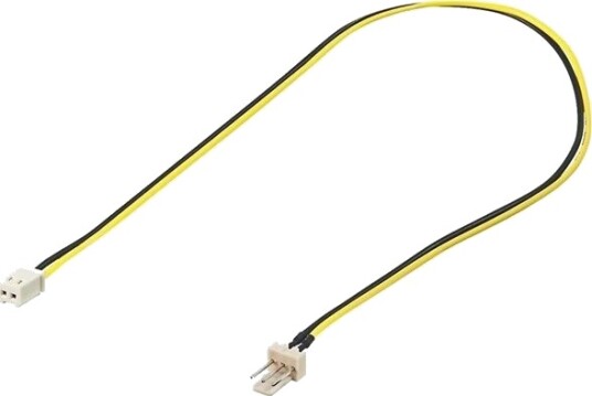Pro Strømadapter 3-Pin til 2-Pin Hvit 30 cm