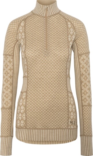 Kari Traa Women's Smekker Half Zip Mocha S Kari Traa Women's Smekker Half Zip Mocha S