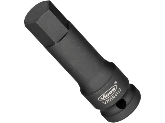 Vigor 1/2" Metrisk Kraftpipe 17 mm Sort - Håndverktøy