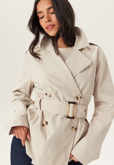 Bubbleroom Short Trench Coat