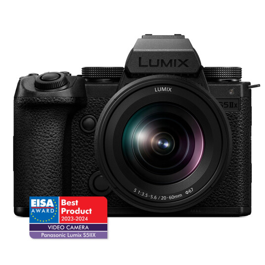 Panasonic Lumix S5 IIx +20-60mm f3.5-5.6 24,2 MP. Fasehybrid autofokus. Aktiv IS Panasonic Lumix S5 IIx +20-60mm f3.5-5.6 24,2 MP. Fasehybrid autofokus. Aktiv IS