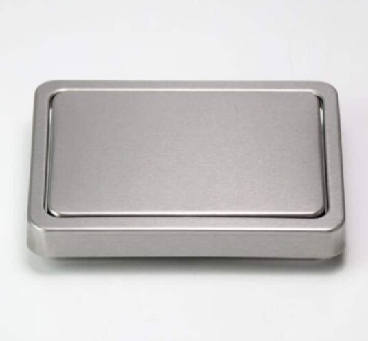 Svinglås i rustfritt stål for bordplate 16,2x22,7 cm