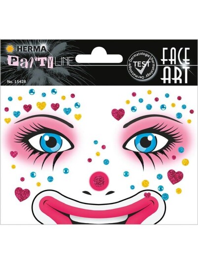 HERMA Face Art Sticker Clown Annie HERMA Face Art Sticker Clown Annie