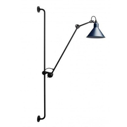 Lampe Gras N214 Vegglampe Matt Sort & Matt Blå Lampe Gras N214 Vegglampe Matt Sort & Matt Blå