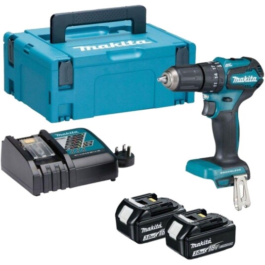 Makita Borskrumaskin DHP485 18v (2x2,0ah) Med Makpac Koffert