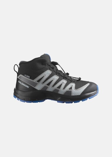XA PRO V8 MID WP J Black / Monument / French Blue 34 UK 2  Walkingsko