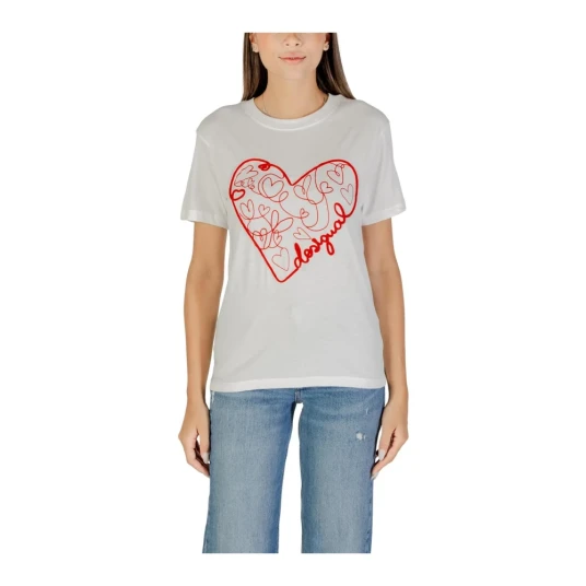 Desigual Dame Topper Hvit XS Desigual Dame Topper Hvit XS