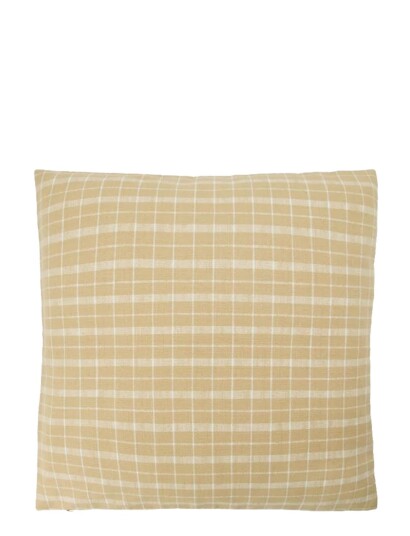 house doctor Cushion Cover, Thame Yellow House Doctor SAND CHECK 50X 50CM