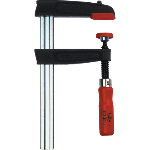 Bessey F-Klemme 40 cm med Plasttryksko og Blødstøbte Kæber