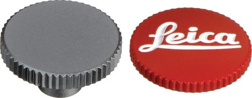 Leica Soft Release Button "LEICA", 12mm Rød, for Leica M