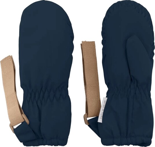 MINI A TURE Matcordt Fleece Lined Mittens Navy 6 12M