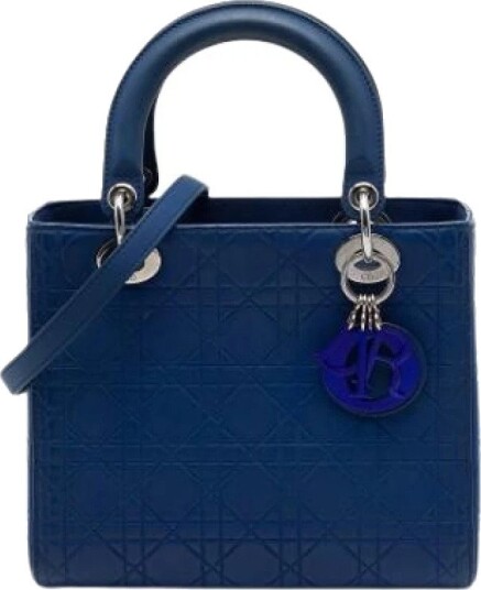 Dior Vintage Dame Pre owned Blå ONE SIZE,