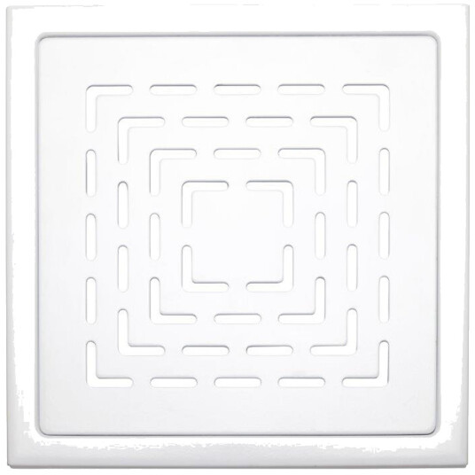 DESIGN SLUKRIST N°19 20X20CM MATT HVIT STÅL