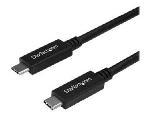 StarTech USB C-kabel 1,8 m 5A PD USB 3.0 5Gbps Svart
