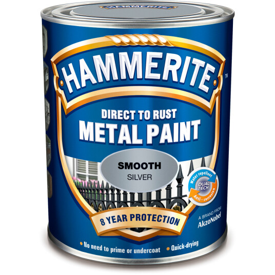 HAMMERITE SMOOTH FINISH HVIT 0.75L