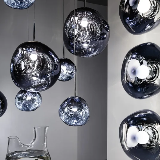 Tom Dixon Melt Pendant Mini Smoke LED Tom Dixon Melt Pendant Mini Smoke LED