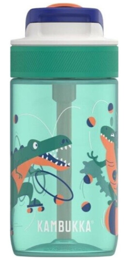 Kambukka Lagoon Vannflaske For Barn 400Ml Sjonglerende Dino Kambukka Lagoon Vannflaske For Barn 400Ml Sjonglerende Dino