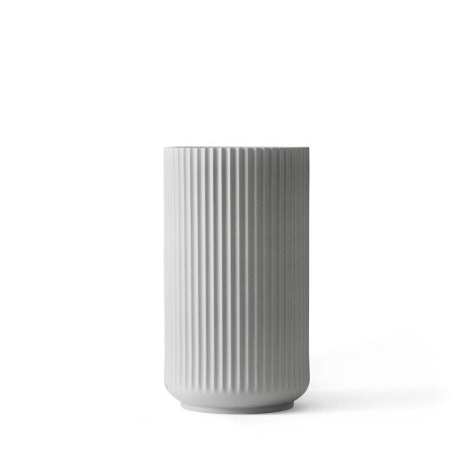 Lyngby Vase 12 cm lys grå
