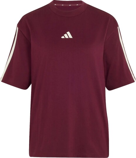 Adidas Sportswear W 3S Sj Bf T MAROON/IVORY XXS