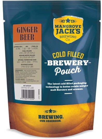 Ginger Beer Pouch Ginger Beer Pouch