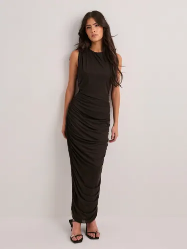 Neo Noir Brun Corilina Solid Mesh Dress Neo Noir Brun Corilina Solid Mesh Dress