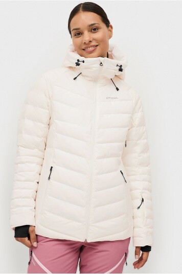 Áhkká Skijakke Quilted Ski Jacket Natur Áhkká Skijakke Quilted Ski Jacket Natur