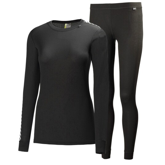 Helly Hansen Dame HH Comfort Lett Basislag Set Svart SvartS Helly Hansen Dame HH Comfort Lett Basislag Set Svart SvartS