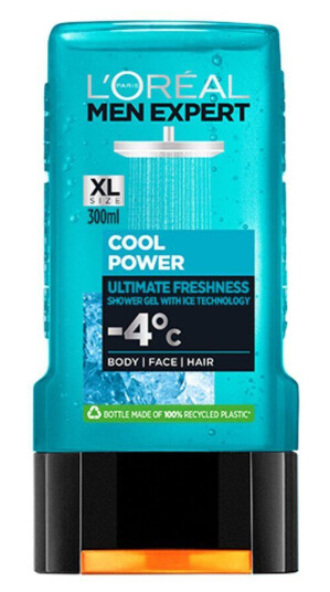 L'Oreal Paris Men Expert L'Oréal Paris Men Expert Cool Power Shower Gel 300ml L'Oreal Paris Men Expert L'Oréal Paris Men Expert Cool Power Shower Gel 300ml