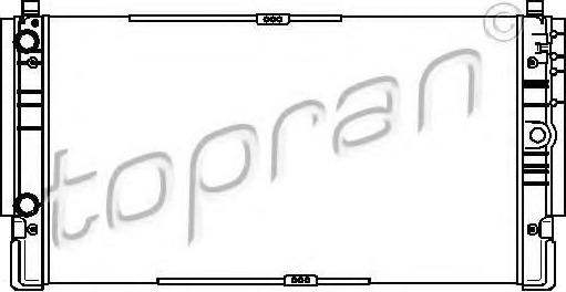 Radiator, motorkjøling TOPRAN 113 326
