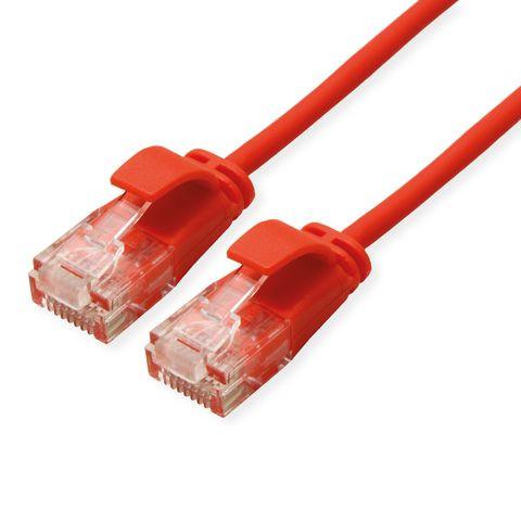 ROLINE GREEN UTP Data Center Patch Cord Cat.6A  Class EA  LSOH Slim red 2 m
