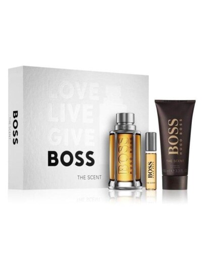 Hugo Boss The Scent Gavesett for Herre - 50 ml Duft og 100 ml Dusjgel Hugo Boss The Scent Gavesett for Herre - 50 ml Duft og 100 ml Dusjgel