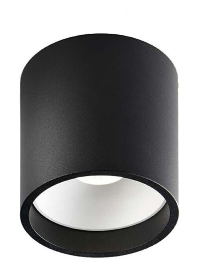 Light-Point - Solo 2 Round LED Taklampe 2700K Svart/Hvit
