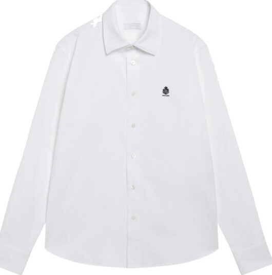 Prada Herre Skjorter Hvit 2XL, Prada Herre Skjorter Hvit 2XL,