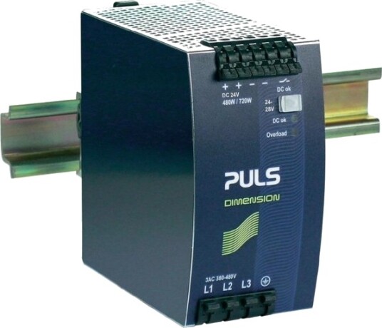 Puls QT20.241 C1 Din Skinne Strømforsyning Dimension 24V 20A 480W