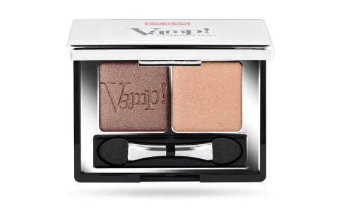 Pupa Vamp! Compact Duo Eyeshadow Doble Øyenskygger 004 Bronse Amber 2,2G Pupa Vamp! Compact Duo Eyeshadow Doble Øyenskygger 004 Bronse Amber 2,2G