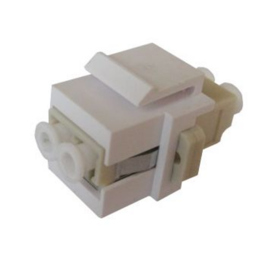 MicroConnect Snap in Fiber Keystone med LC multimodus dupleksadapter 1 Stykk SEN FIBLCKEY