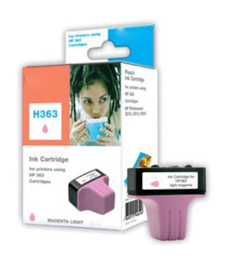 Peach HP 363 Blekkpatron - Lys magenta