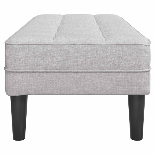 Benk Skygrå 113x57x39 cm Stoff Benk Skygrå 113x57x39 cm Stoff