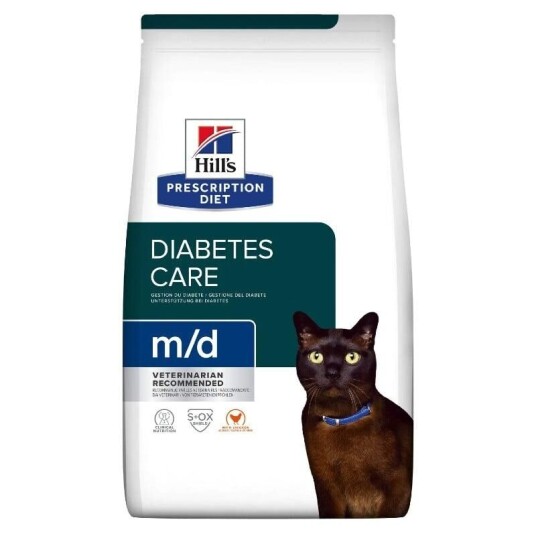 Hill's Prescription Diet m/d Tørrfôr til Katt med Kylling 1,5 kg