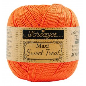 Scheepjes Maxi Sweet Treat Garn Unicolor 189 Royal Oransje