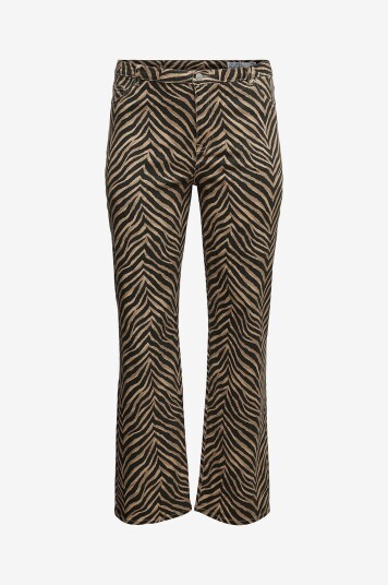 Vero Moda Curve   Jeans vmcTessa HR Wide Stretch Aop   Brun