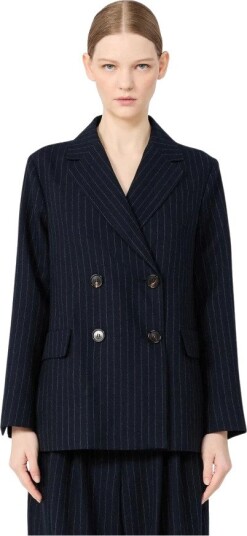 Max Mara Dame Jakker Blå L,