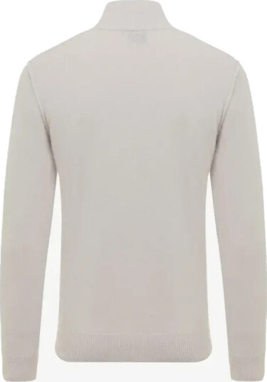 Genti, Herre, Strikkevarer, Hvit, 2XL,