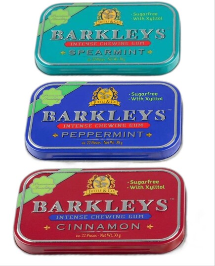 Taste Them All   Barkleys Sukkerfri Tyggegummi   Tre Smaker   Pakketilbud