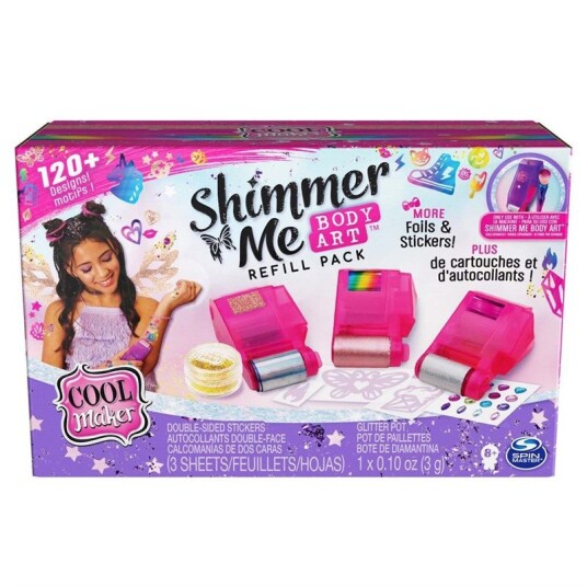Cool Maker Shimmer Me Glitter Tatovering Refill Cool Maker Shimmer Me Glitter Tatovering Refill