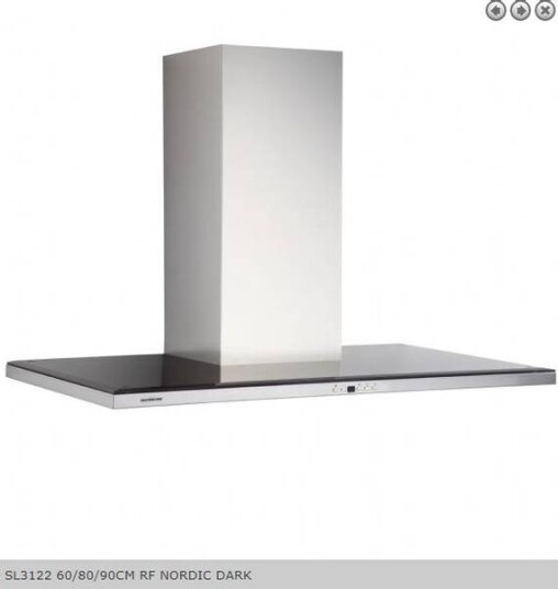 Silverline SL 3122 60 RF NORDIC DARK Ventilator vegghengt Silverline SL 3122 60 RF NORDIC DARK Ventilator vegghengt