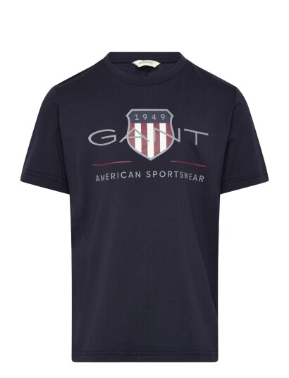 Gant Kids Archive Shield Ss T Shirt Navy 152 Gant Kids Archive Shield Ss T Shirt Navy 152