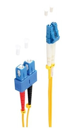 Shiverpeaks Bs77809 Fiberoptisk Kabel 2 M Lc Sc Os1/Os2 Gul (Bs77809)