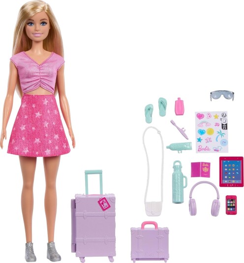 Barbie Barbie Family & Friends Barbie "Malibu" Doll & Accessories Pink ONE SIZE Barbie Barbie Family & Friends Barbie "Malibu" Doll & Accessories Pink ONE SIZE