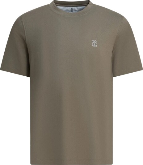 Brunello Cucinelli Herre Topper Grønn S,